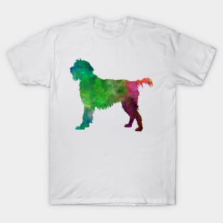 Wirehaired Pointing Griffon Korthals in watercolor T-Shirt